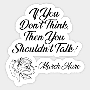 Don't Talk Sticker